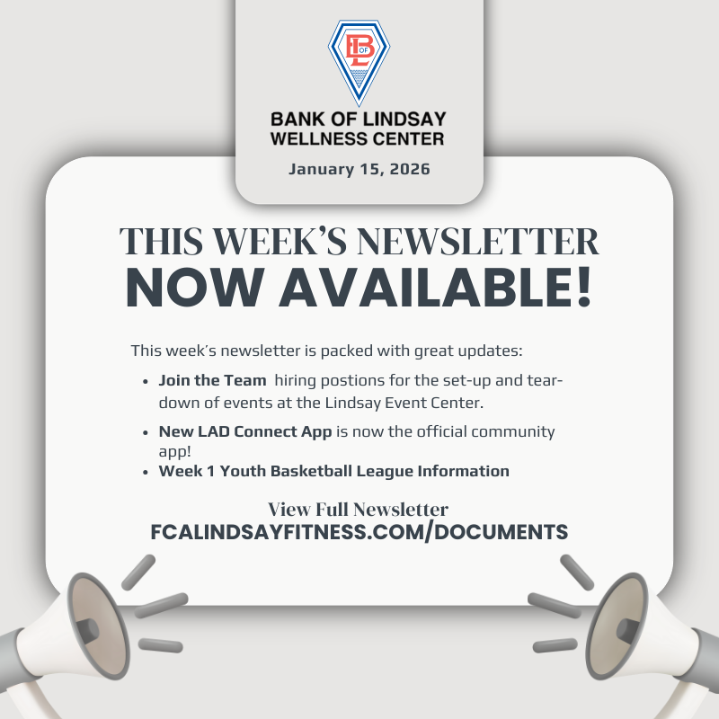 Weekly Newsletter Announcement Graphic