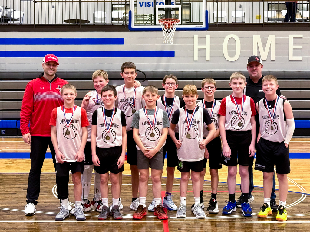 5th Grade Boys Winners - Boone Central Cardinals