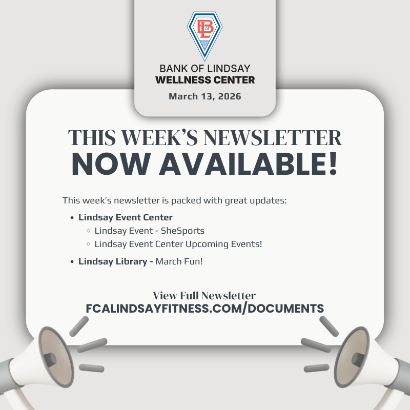 Weekly Newsletter Announcement Graphic