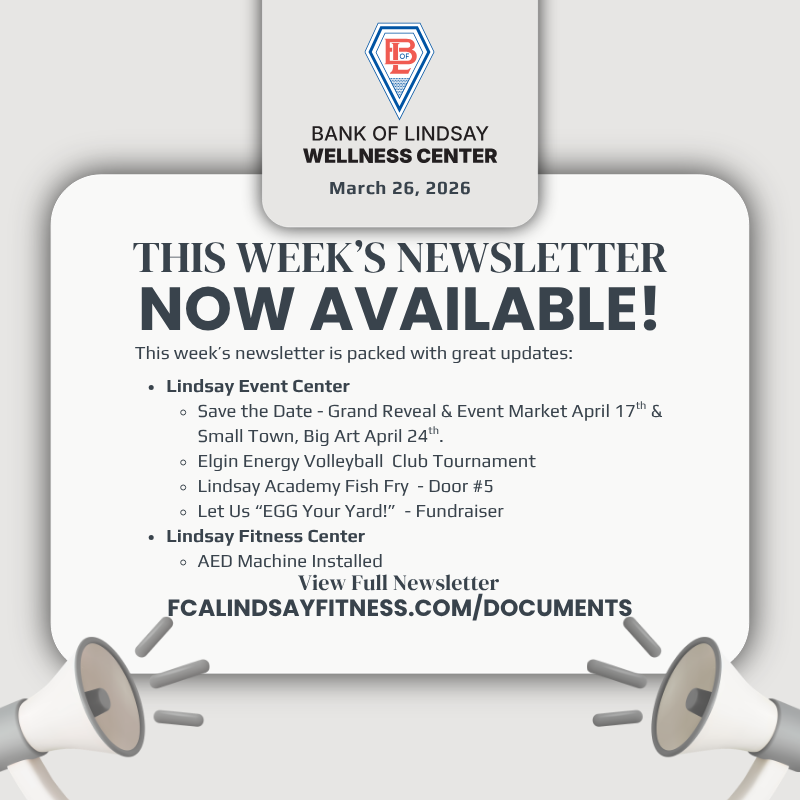 Weekly Newsletter Announcement Graphic