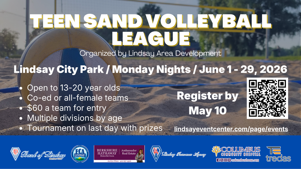 Teen Sand Volleyball Flyer