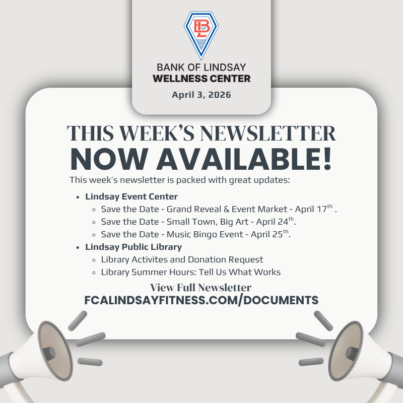 Weekly Newsletter Announcement Graphic