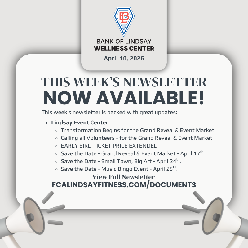 Weekly Newsletter Announcement Graphic