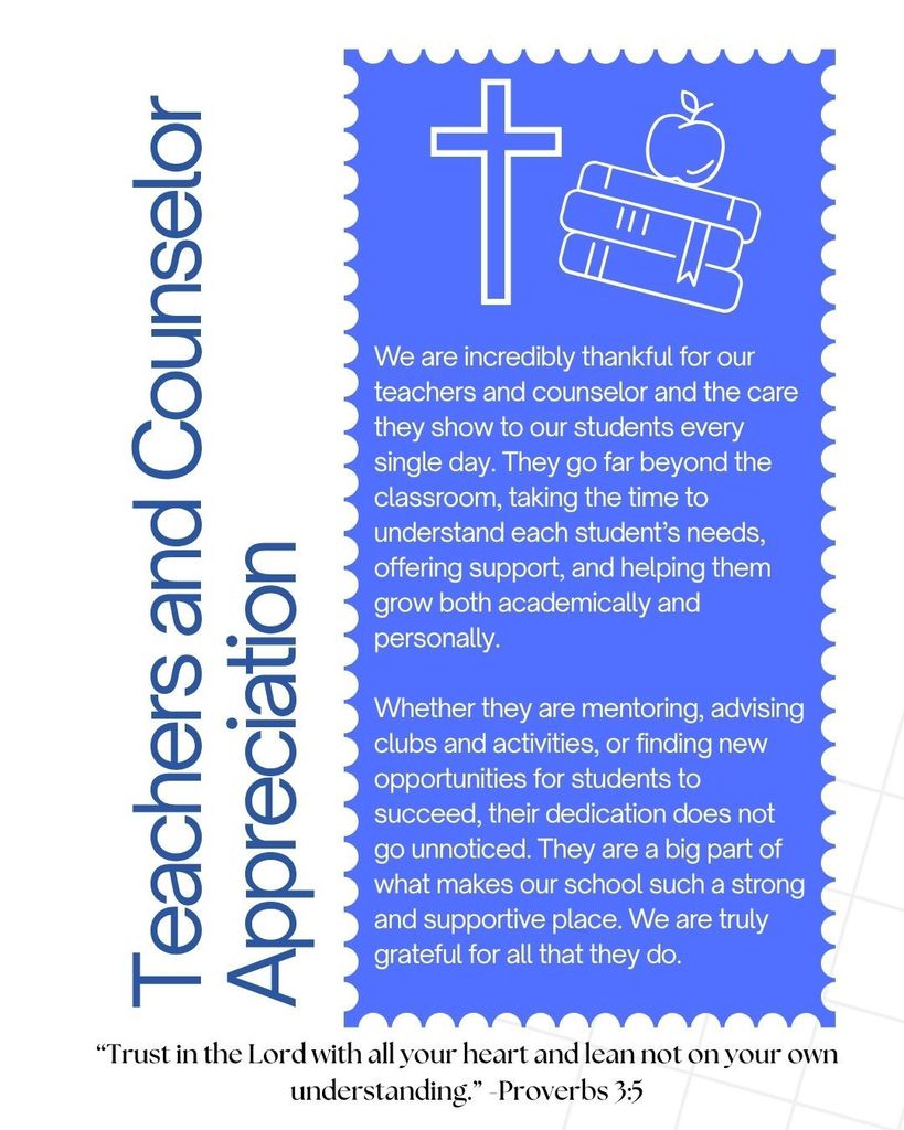 Teacher & Counselor Appreciation