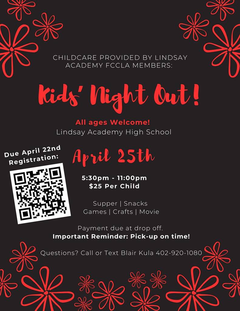 Kid's Night Out Flyer