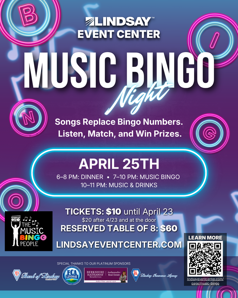 Music Bingo Flyer
