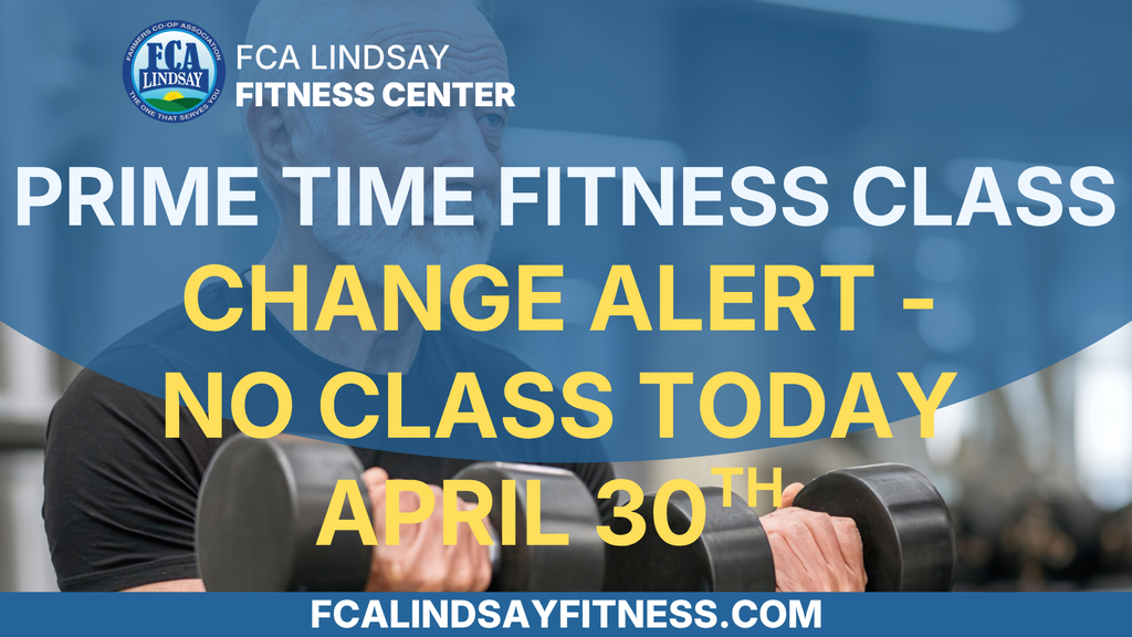 Prime Time Fitness Class Announcement Graphic