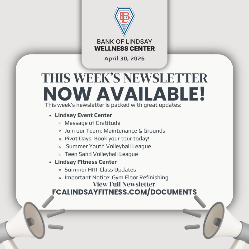 Weekly Newsletter Announcement Graphic
