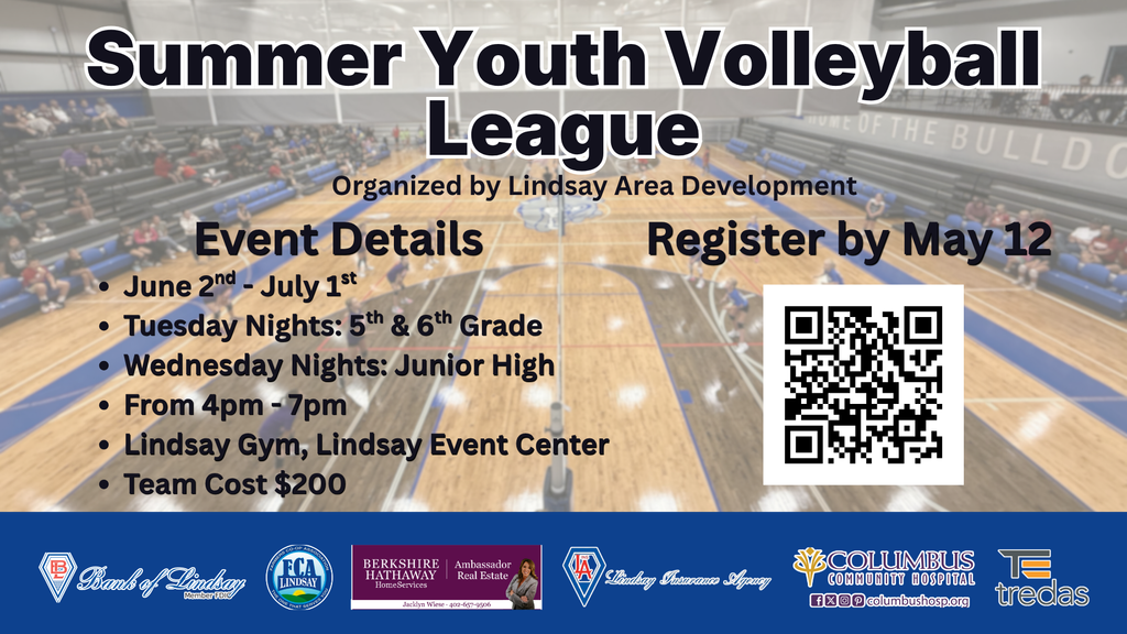 Summer Youth Volleyball Flyer