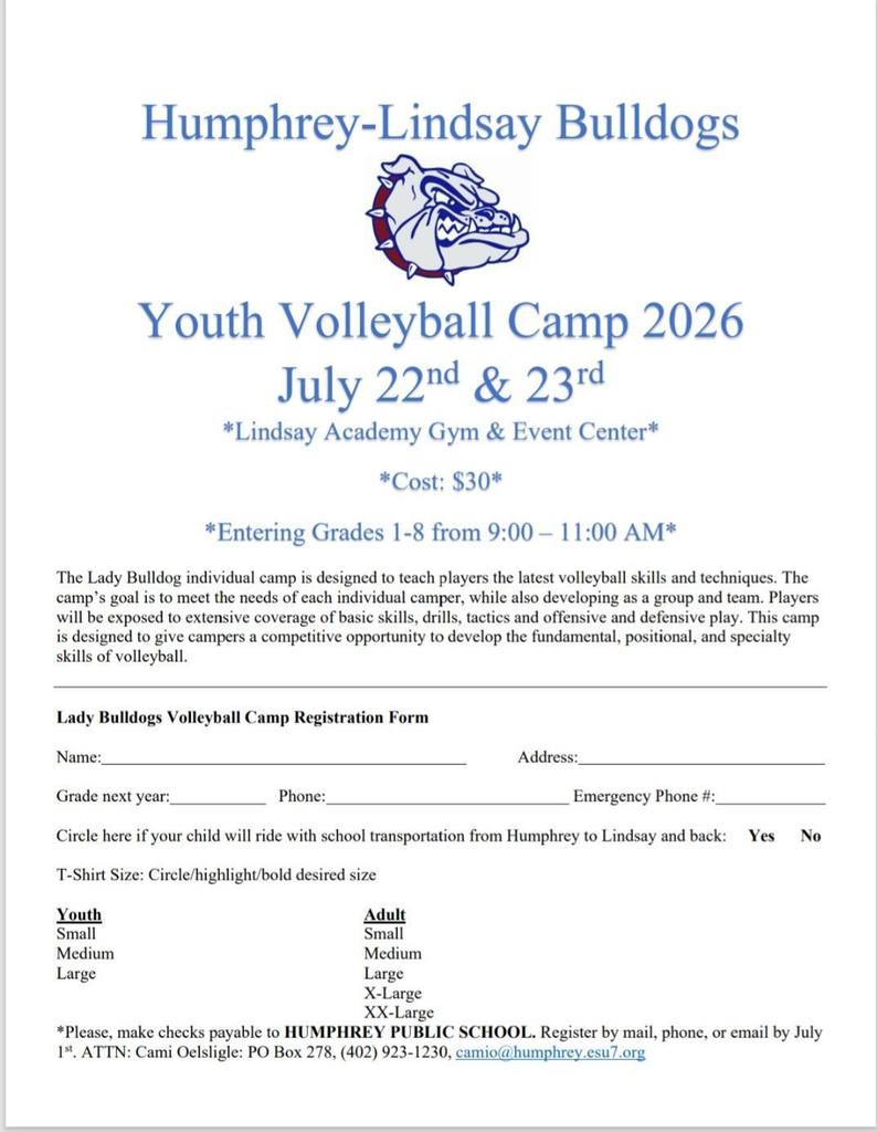 youth volleyball camp