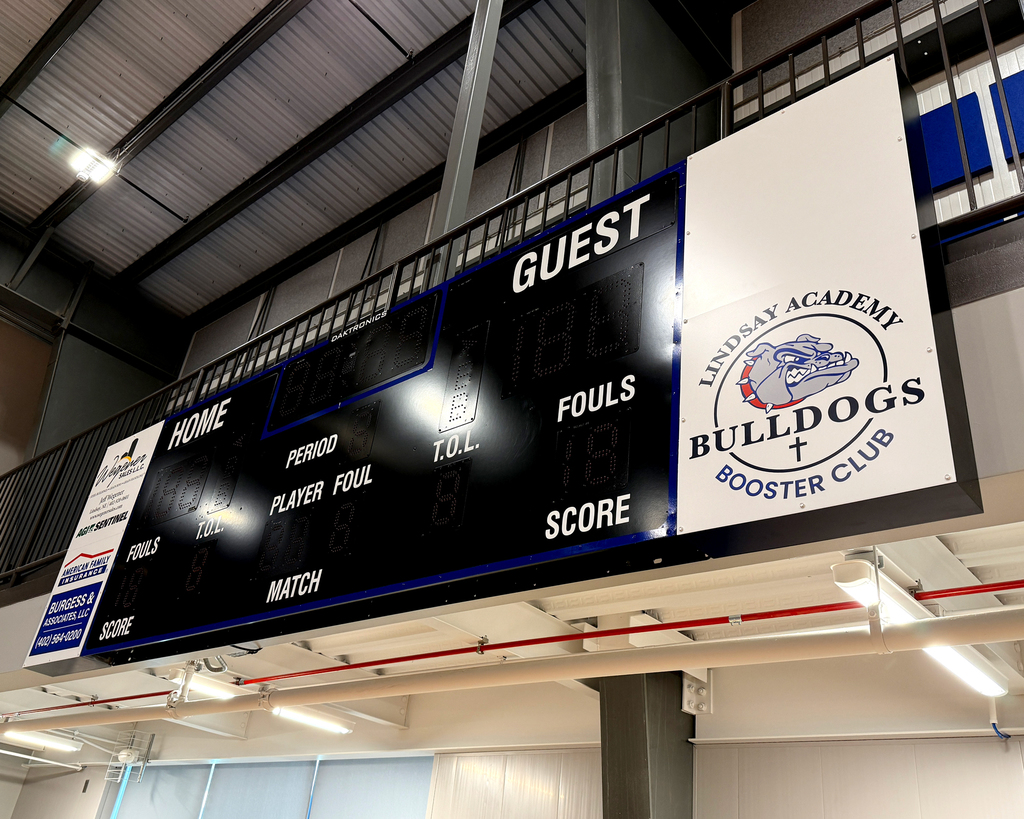 Photo of scoreboard