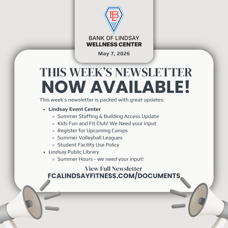 Weekly Newsletter Announcement Graphic