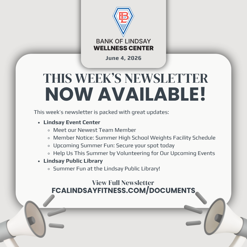 Weekly Newsletter Announcement Graphic