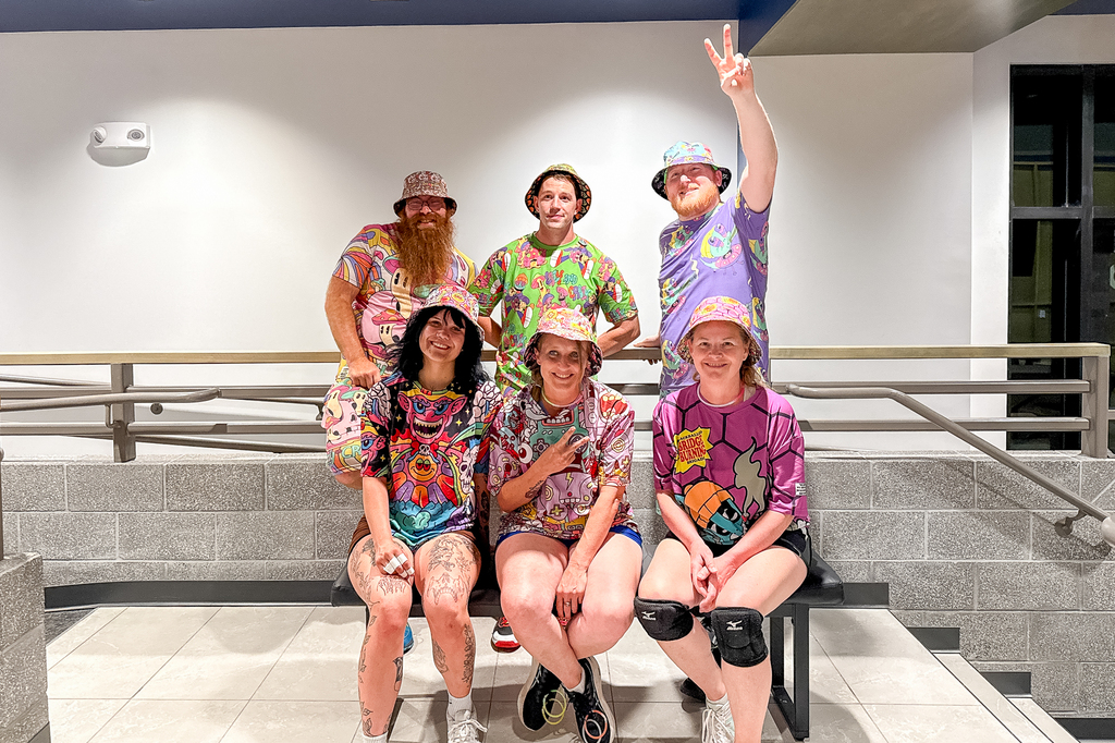 Second place team of the 2026 Glowdown at the Lindsay Event Center