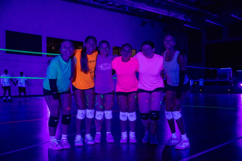 Third place team of the 2026 Glowdown at the Lindsay Event Center