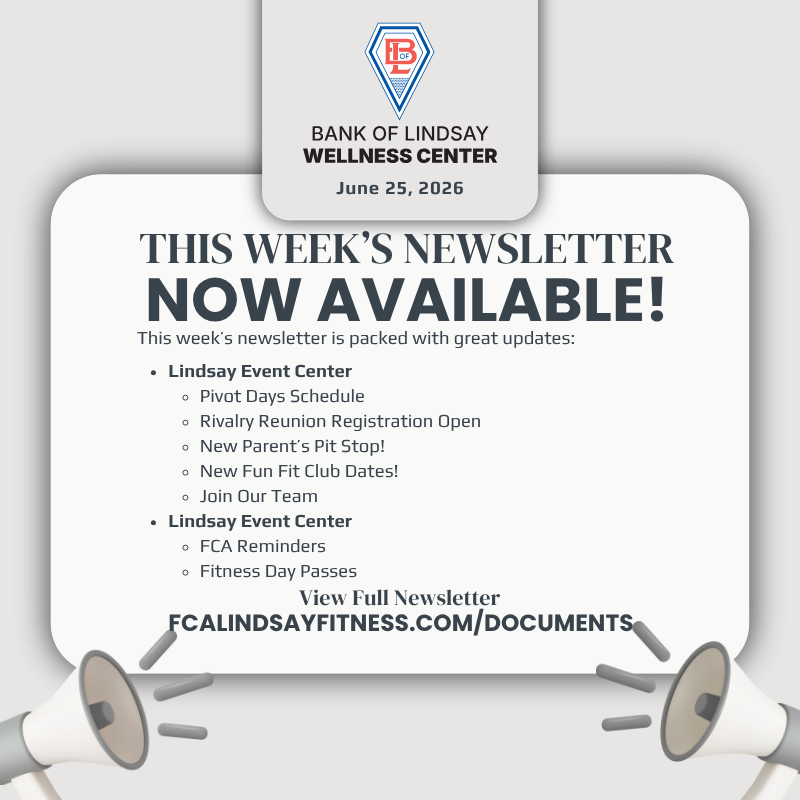 Weekly Newsletter Announcement Graphic