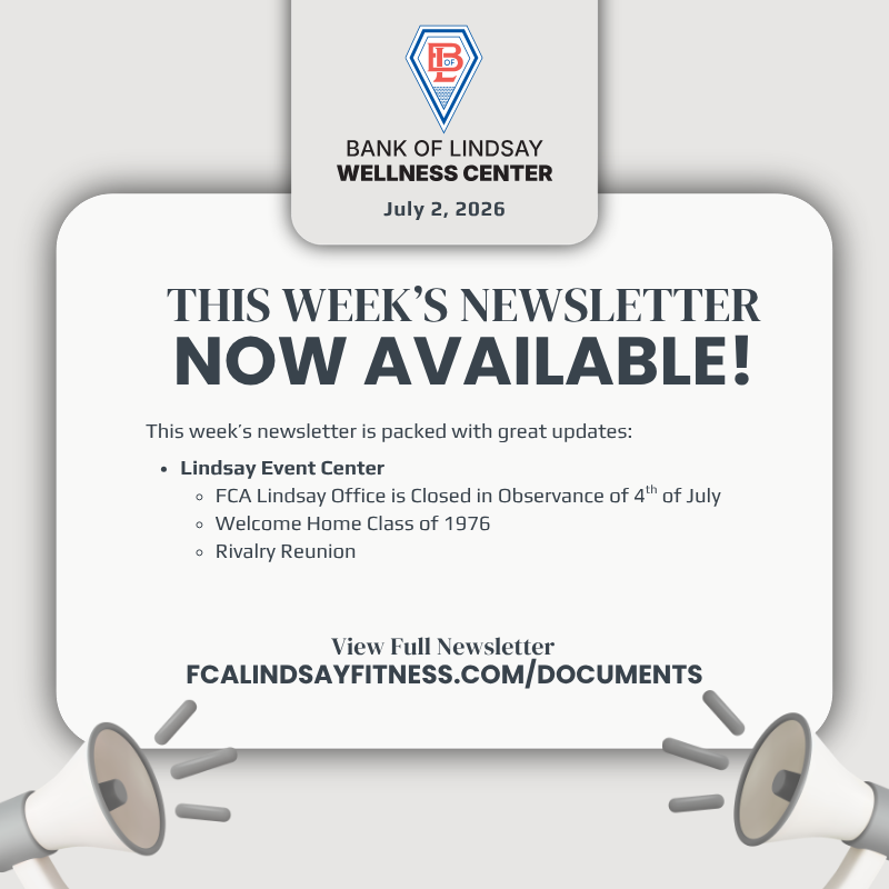 Weekly Newsletter Announcement Graphic
