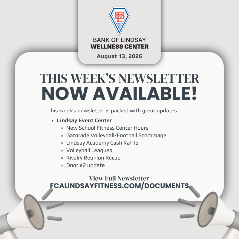 Newsletter Announcement