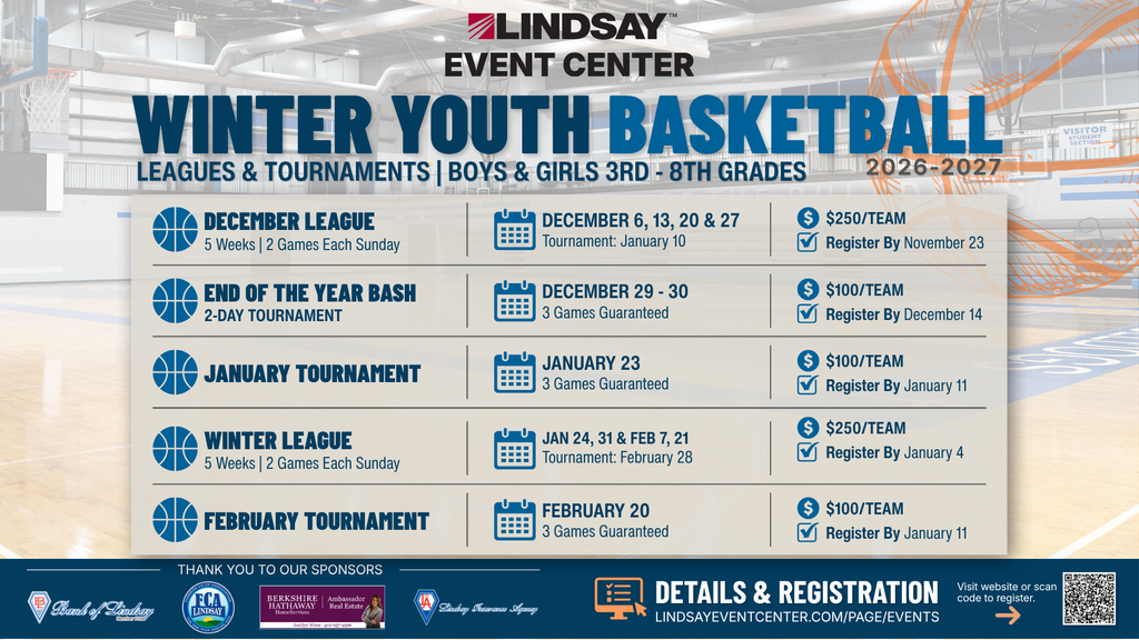 List of the 2026-2027 Winter Youth Basketball Leagues & Tournaments