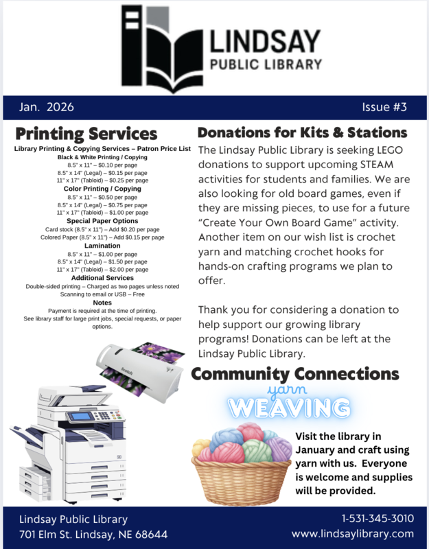 January Newsletter 2026