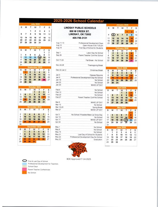 Updated 25-26 Calendar