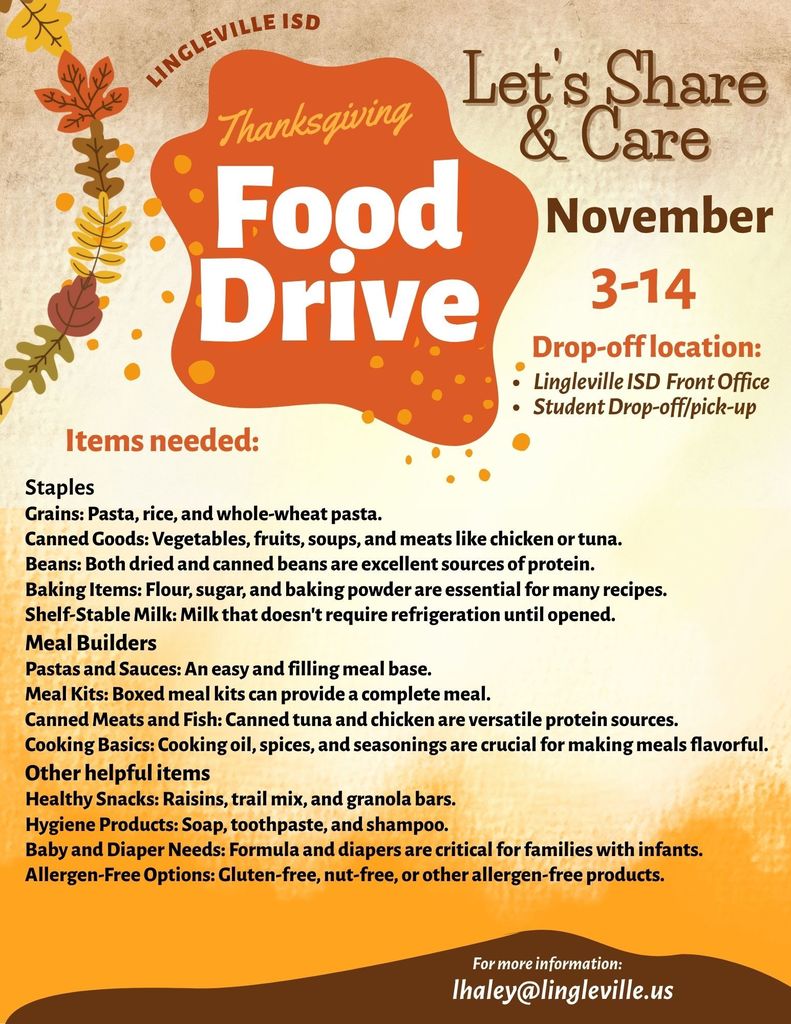 LISD Food Drive