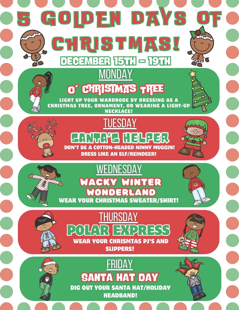 5 Golden Days of Christmas