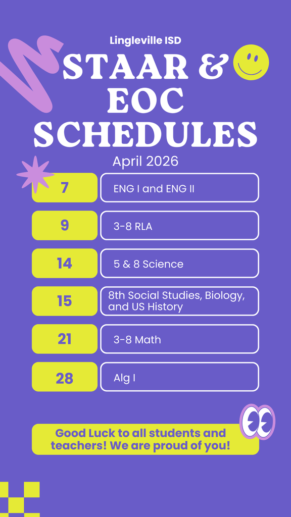 2026 STAAR Dates