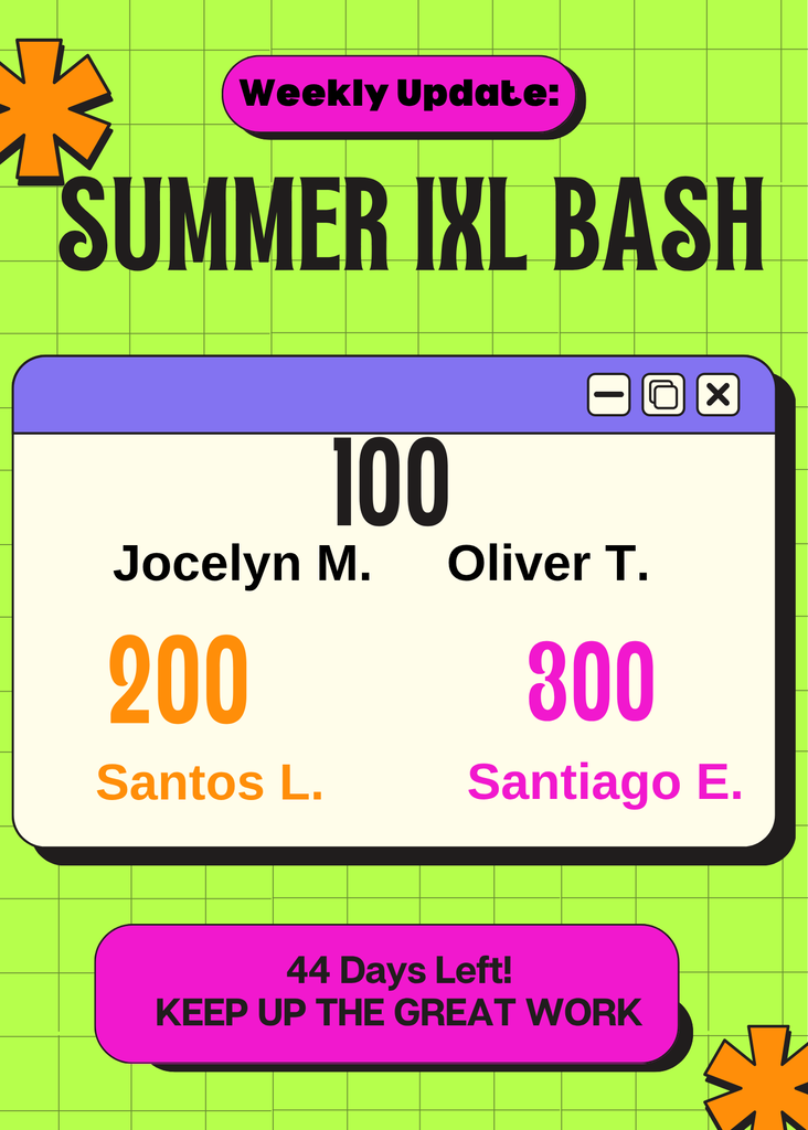 IXL Summer Bash