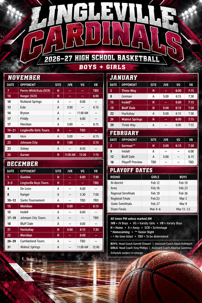 Schedule Graphic