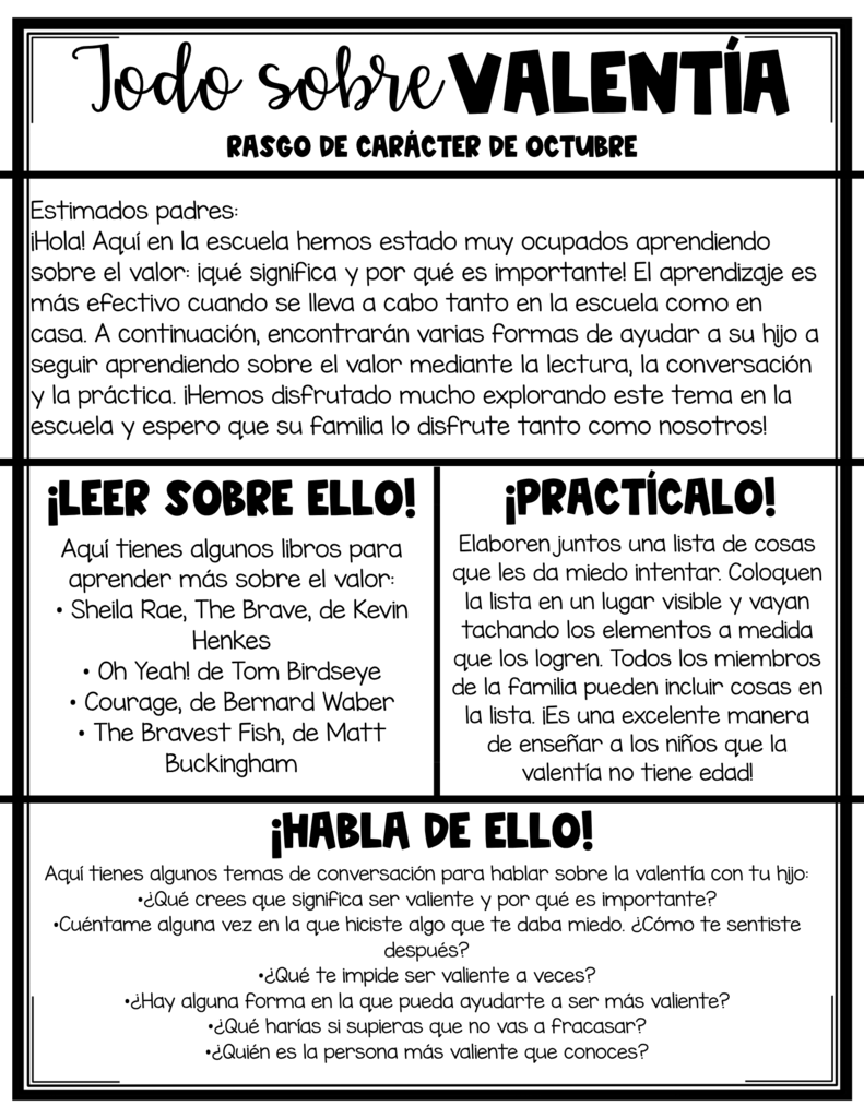 Courage - Spanish