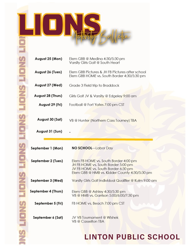 activity bulletin