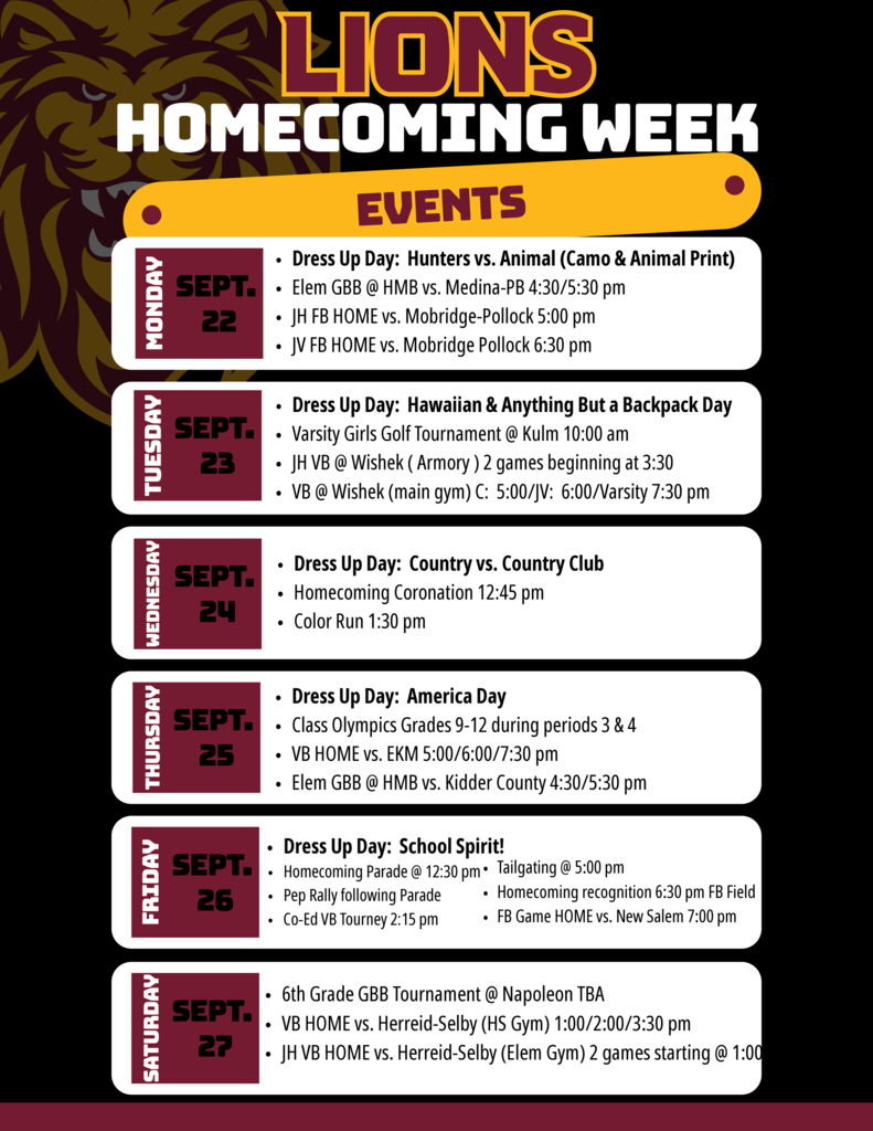 homecoming activities