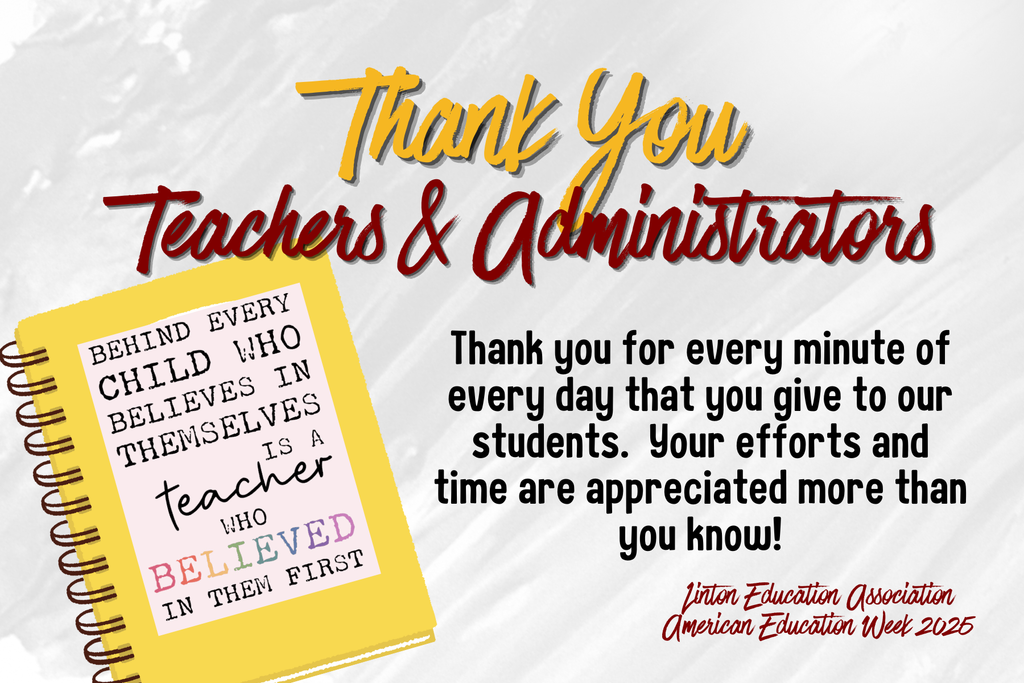 thank you teachers & administrators