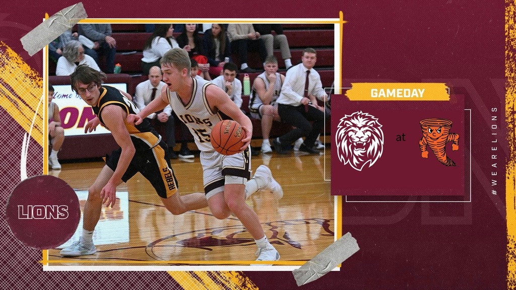 Boys Basketball Game Day  The Linton–HMB Lions boys basketball team travels to Oakes today to play the Oakes Tornadoes.  Date: Saturday, December 20 Game Times: • Junior Varsity — 3:00 p.m. • Varsity — 4:30 p.m.  Fans who are unable to attend in person can watch both games live on the NFHS Network.  Good luck to the Lions, and thank you for supporting Linton–HMB athletics.