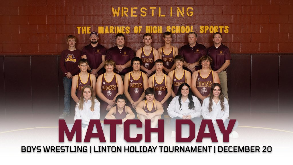 boys wrestling linton holiday tourament december 20 match day