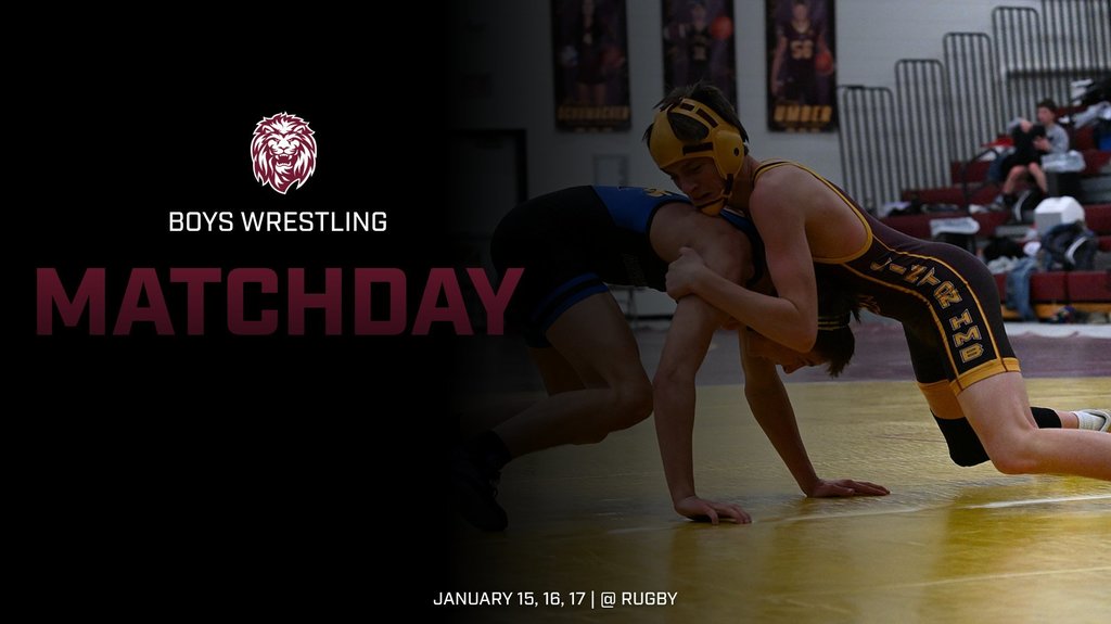 🤼‍♂️ BOYS WRESTLING – MATCHDAYS 🤼‍♂️  Our boys will be competing in Rugby over the next three days!  📍 Thursday: Multi with Rugby & HWC 📍 Friday & Saturday: Rugby Boosters Wrestling Tournament  Best of luck to our wrestlers—go compete and represent Lion pride! 🦁