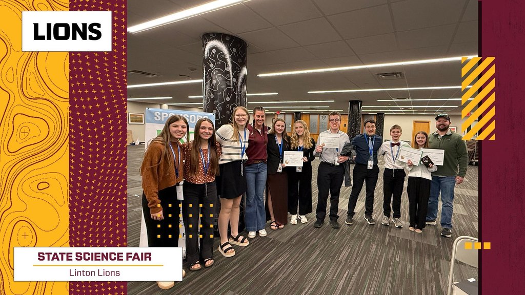 students that participated in the state science fair