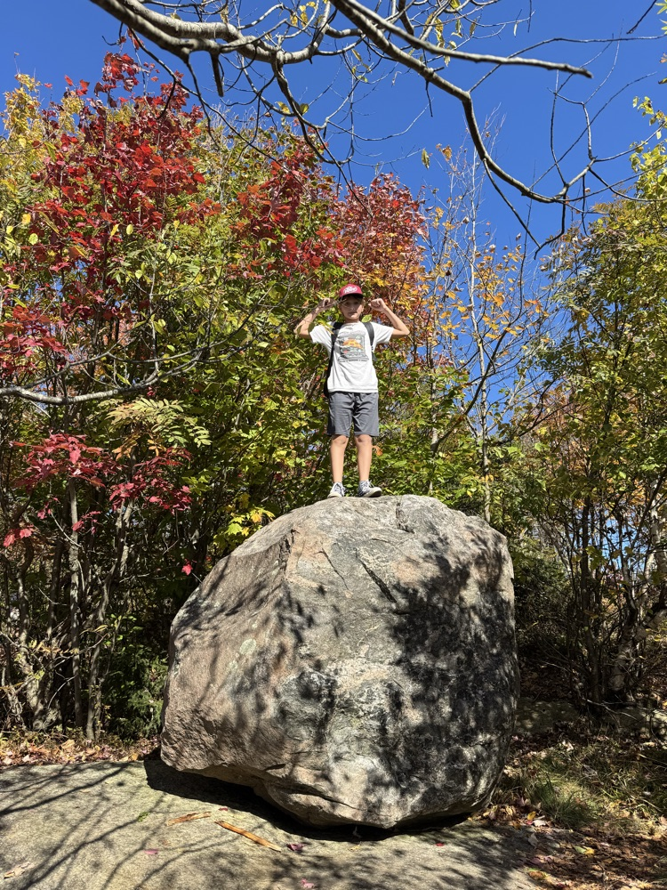 Climbed the mountain & the rock! 