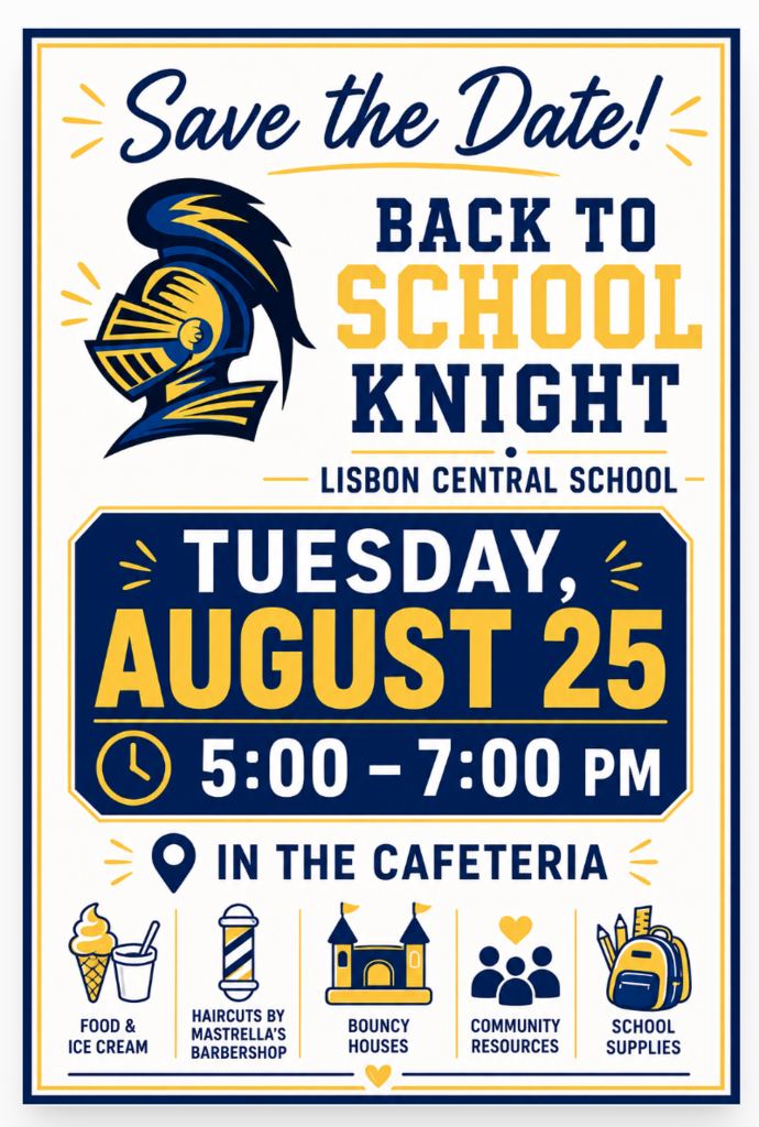 Back to School Knight poster