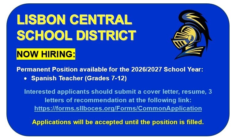 Job Posting - Spanish Teacher