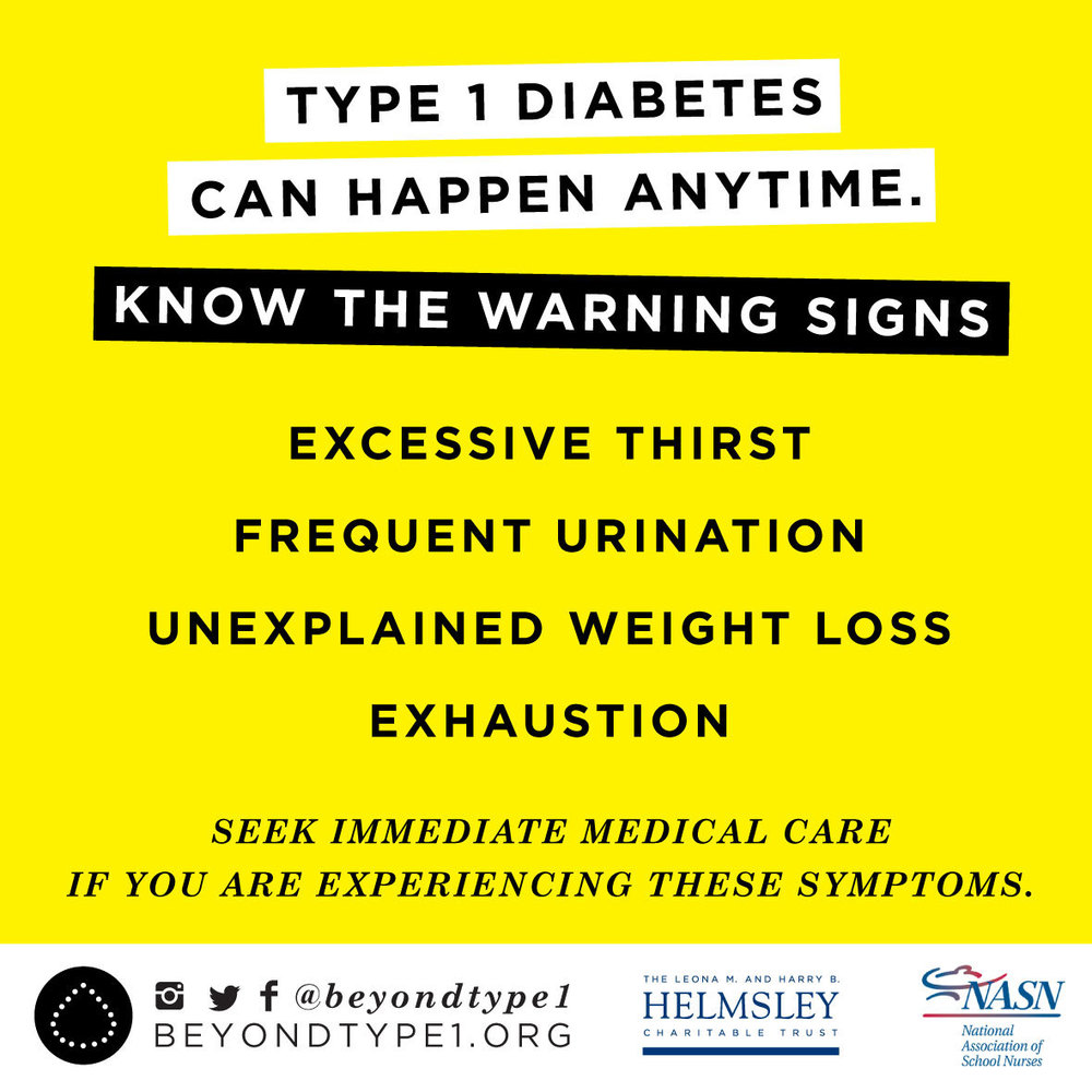 Type 1 Diabetes Can Happen at Anytime
