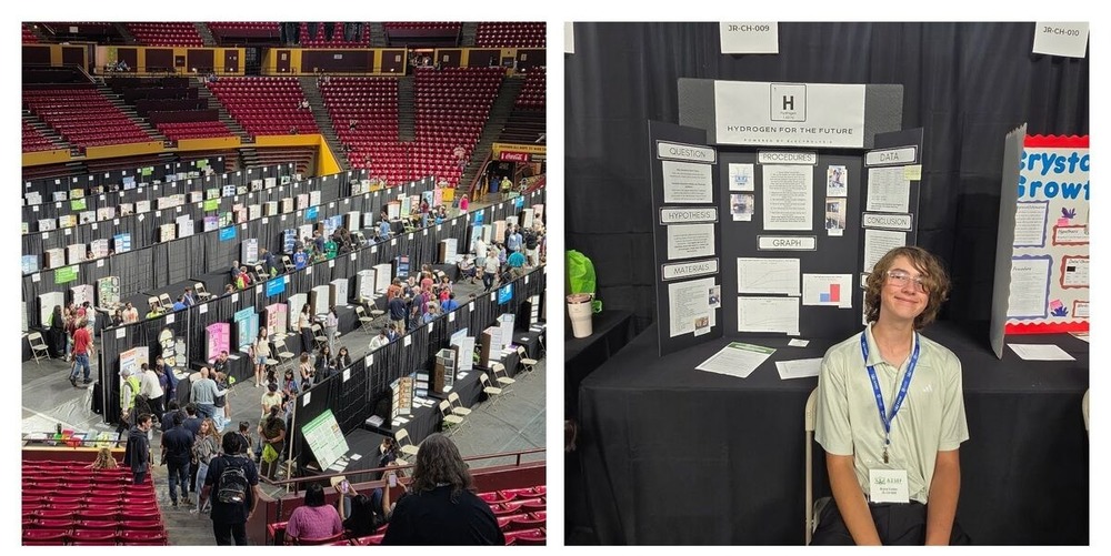 collage of science winner/event