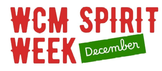 Image shows description of spirit week days for students