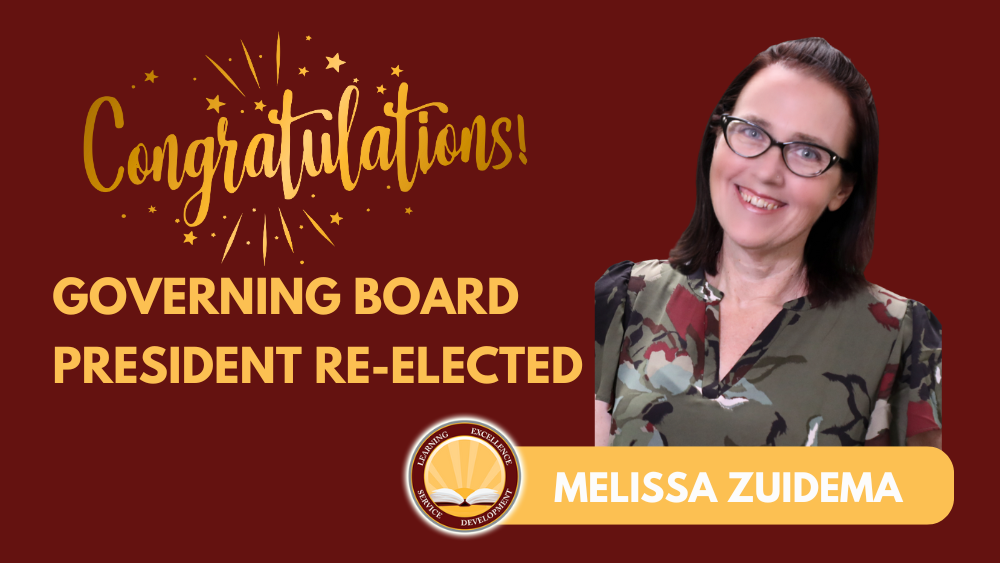 Melsissa Zuidema - re-elected as GB President