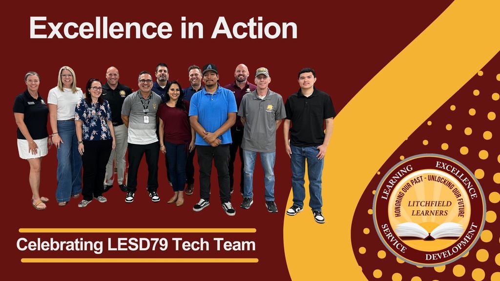 Flyer of LESD79 IT Team at governing board meeting