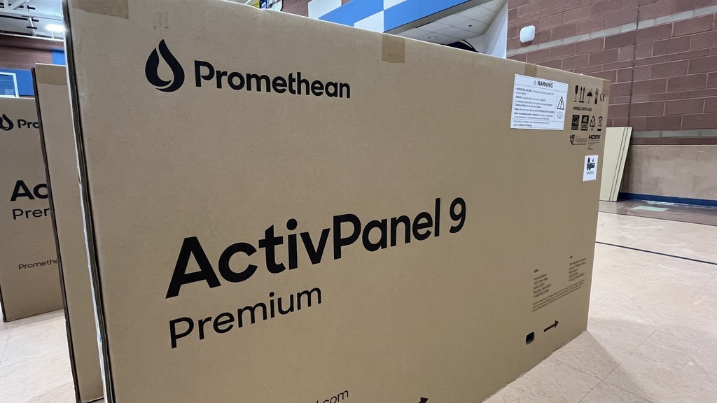 Monitor screen in box