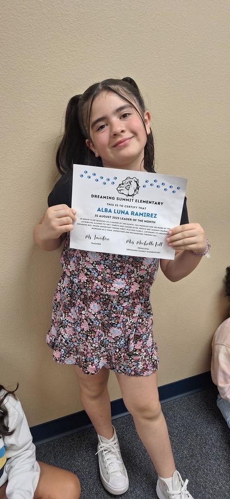 Student Leaders of the month
