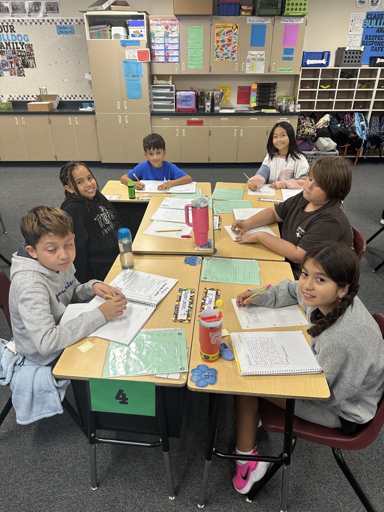 Students writing to pen pals in North Dakota