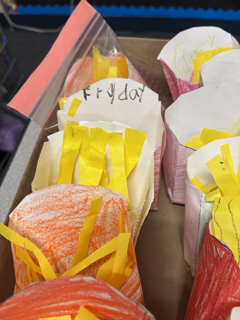 First Graders in Art Class